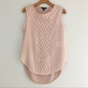 Banana Republic Pink Sleeveless Tank Shell  - S